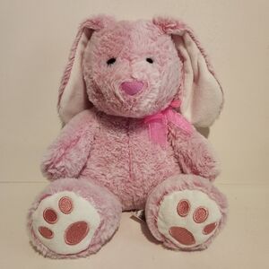 10" Pink Floppy ear soft Bunny plush stuffed animal